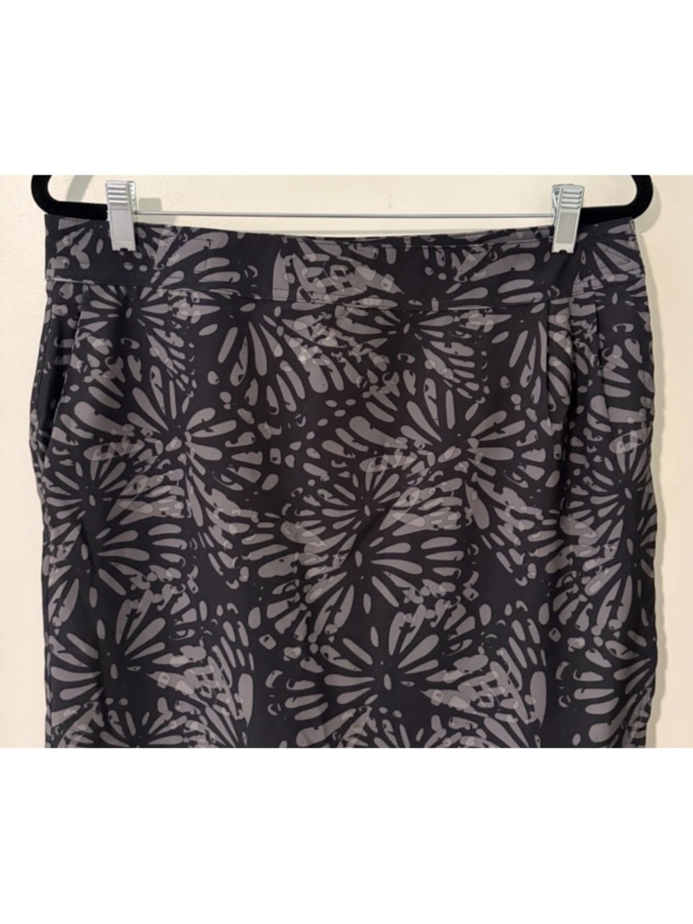 RipSkirt SHIBORI CHARCOAL cover up wrap skirt length 3 women’s size Large - Picture 7 of 13